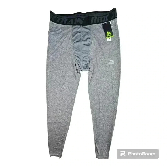 RBX Pro X-Dri Compression Leggings Gray men's # CRM742 Large - Picture 1 of 8